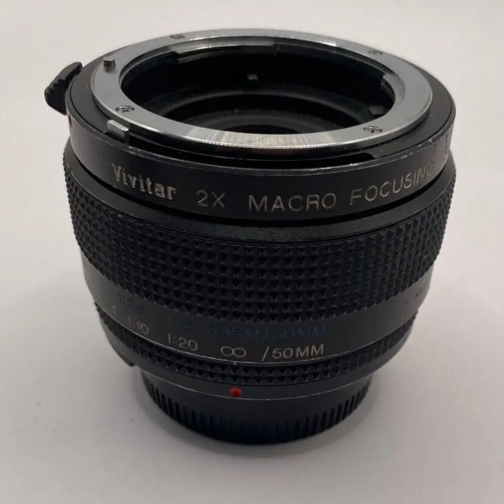 Vivitar 2X Macro Focusing Teleconverter Lens 50mm
